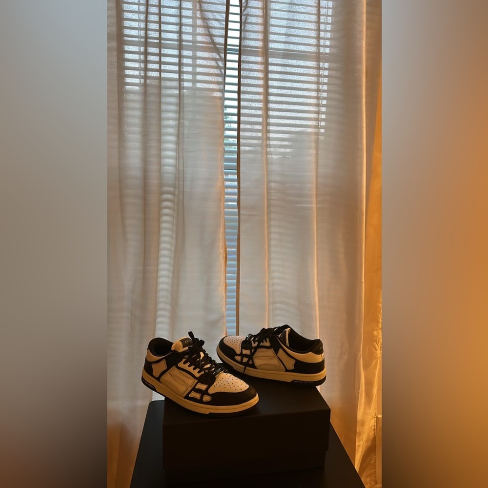 AMIRI Black and White Men's Sneakers